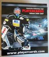 DEL 2006/07 Playercardsordner - alle Teams Serie 1 & 2 davon ca. 165 Signierte
