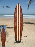 SU 160 - N6 D / Deko Surfboard beidseitig lackiert 160cm , Surfbrett Surfbretter