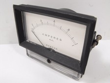 (1) Weston Model 1934 192777 Meter 0 - 1 Amperes Ac Amps Good Condition Vintage