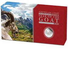 Perth Mint 2015 Year of the Goat Australian Lunar Silver Proof 3-Coin Set