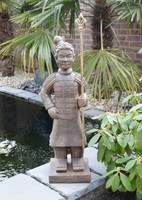 Dekobote, Deko Krieger H 93cm XXL Garten Terrasse FROSTSICHER Figur Außenbereich