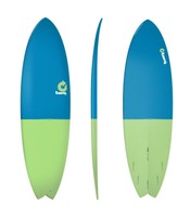 Surfboard TORQ Epoxy TET 6.6 Fish FiftyFifty Wellenreiter Surfbrett
