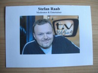 Stefan Raab  #3   TV total   Originalautogramm.
