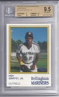 KEN GRIFFEY JR. 1987 Bellingham Mariners #15 RC Beckett Graded GEM MINT 9.5!