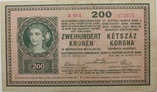 HUNGARY 200 Korona 1918 P.15