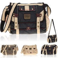 Messenger ELEPHANT KAMPEN Tasche Umhängetasche Schultertasche gewachst AUSWAHL