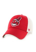 47 Brand Trucker Cap CLEVELAND INDIANS Rot Weiss