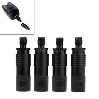 4 X Quick Release Alu schwarz für Bissanzeiger & Banksticks Rod Rest Grip G5Y4