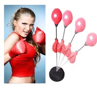 Punchingball Boxen Set Standboxsack Standbox Boxhandschuhen Punching-Training