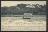 AK Gruss aus Kiel, Hotel Bellevue, 1901 (38522