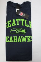 NFL SEATLE SEAWHAKS Graphic Tee Fan T-Shirt Fanshirt Majestic Football