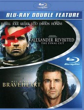 New Genuine Wb 2 Blu Ray Alexander Revisited Braveheart Free Fast 1Stcls S&H