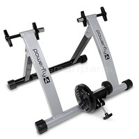Powerfly Tragbar Magnetic Turbo Heimtrainer für Innen Fitness Training - Silber