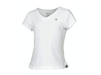 Wilson Short Sleeve V-Neck weiß Mädchen WRA4202001000