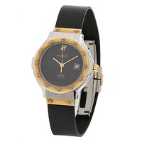 Damenuhr Hublot Classic Mini Quartz Stahl/Gold Kautschuckband Ref. 1391.2/227xxx