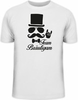 JGA 49 - Team Bräutigam Kombi, Junggesellenabschied Herren T-Shirt Fun Shirt