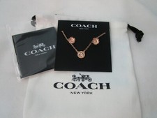 Coach Open Circle Necklace \u0026 Tea Rose 