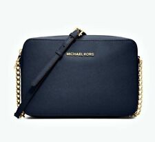 Michael Kors Saffiano Jet Set Sac Bandoulière pour Femme - Admiral Michael Kors Saffiano Jet Set Sac Bandoulière pour Femme - Admiral