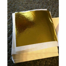 24K Colour Gold Leaf Sheets 12 Grams Art Crafts Design Gilding Picture Frame 