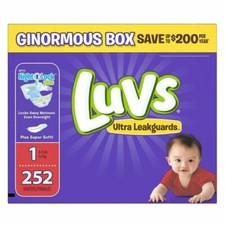 252 luvs diapers