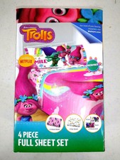 Hi-Tech MB705W Dreamworks Trolls Show Me a Smile Polyester Sheet Set