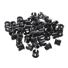 100 Pieces Black Plastic 5mm LED Clip Holder Display Panel Mount Cases A9G7