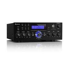 Amplificateurs Audio 2.0 canaux, 200 W, 76 DB, 40 W, 20-20000 Hz, Bornes à vis Auna Amp-EQ-Sing Karaoke 2.0 Maison avec Fil Noir amplificateur Audio 