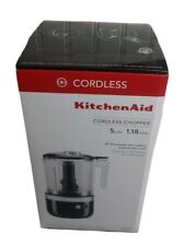 KitchenAid Cordless 5 Cup Food Chopper, KFCB519 - BLACK, NIB