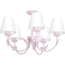 Kinderlampe Kinderleuchte Deckenlampe Kinderzimmer Lampe Kronleuchter Pink 