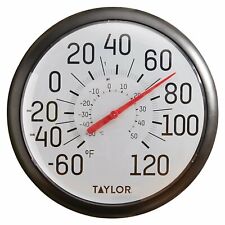 2 Taylor Precision 5154 Indoor Outdoor Wall Thermometer for sale online 
