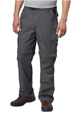 BC Clothing Men's Convertible Pant With Stretch Color Charcoal XXL 