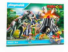 Ab 4 Jahren PLAYMOBIL Dinos 9429 Basecamp mit T-Rex und Lichteffekten 