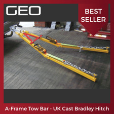 3.5t STRAIGHT BAR TOWPOLE DOLLY TOWING POLE A FRAME EASY CONNECTION SPRING 2.2m