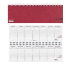 SIGMA Tischkalender 2019 Querkalender schwarz Termin Kalender Zeitplansystem