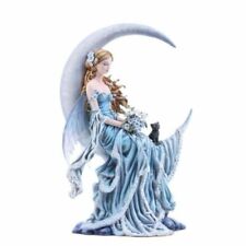 Veedaf Butterfly Kisses Fall Maple Leaf Fairy with Golden Butterfly Statue 6 Long