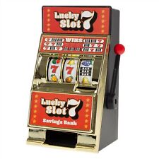 Flashing Lights and Bells for sale online Burning 7's Slot Machine Bank With Spinning Reels