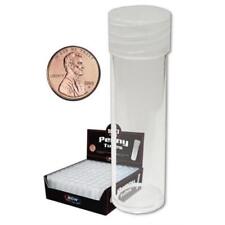 Clear Round Penny Coin Tubes by HE Harris QTY-10