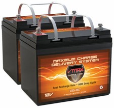 BC1204 3.3A CHARGER CASE 12V 30Ah AGM 12 VOLT DEEP CYCLE BATTERY VMAX V30-800