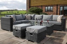 Rattan Corner Garden Sofa Dining Table Set Designing An Aesthetic Conservatory Modular 5 Seater Rattan Corner Sofa Set Garden Rh Ebay Co Uk Granada