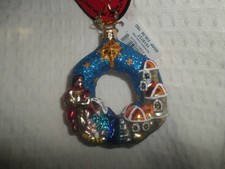 CHRISTOPHER RADKO JOYFUL NIGHT SNOWGLOBE #2012962 CHRISTMAS BRAND NIB SAVE$ F//SH