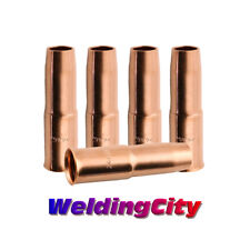 Gas Nozzle Tip Copper 200-258 200258 1/2 Inch Orifice Flush Tip for Miller Hobart MIG Welding Guns 10Pcs 