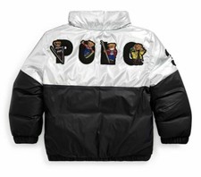 polo bear puffer jacket