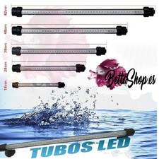 PANTALLA 100 cm LUZ ACUARIO PL 2X24W blanco PLANTADO guias regulables PL-100