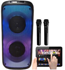 Vocal-Star VS-275BT Portable Karaoke Machine With Bluetooth & 2 Microphones