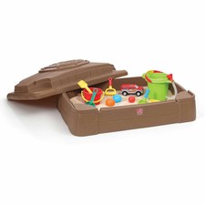 plastic turtle sandbox with cover