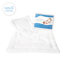 ANTI ALLERGY DUVET AND PILLOW SET 120x90 CM FOR BABY COT 