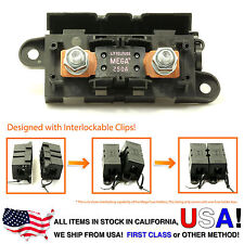 RadioShack Chassis-Type 4-Position Fuse Block fits 1-1/4 x 1/4 300VAC 20A 