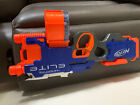 NERF N-strike Elite Hyperfire Motorized Flywheel Blaster w/2 clips & 12 ...