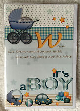 50 Glückwunschkarten Babykarten Geburt Geburtstagskarten Baby 317501 HI 