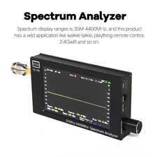 GS-100 Mini Handheld Spectrum Analyzer 35MHz-4400MHz 4.3" TFT Color 0.5PPM TCXO 